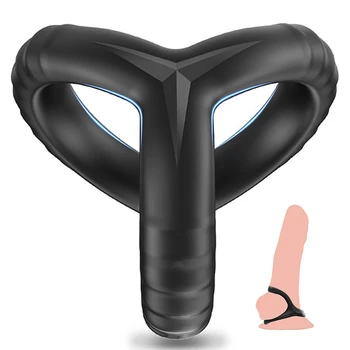 2021 Silikónové Penis Krúžok Sexuálne Hračky Pre Mužov Oneskorenie Ejakulácie Kohút Krúžky Žiadne Vibrácie Mravnosť Loptu Srd Dospelých Produkty Shop
