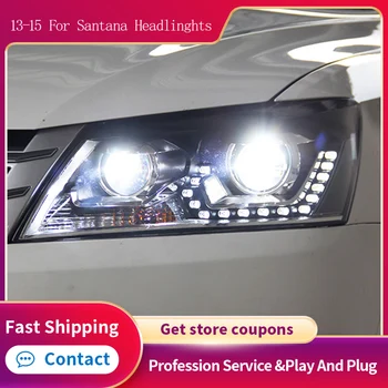 Auto Styling Svetlo Sonáta Pre Roky 2013-2015 Rok Angel Eyes Reflektor LED DRL S HID OBJEKTÍV, Príslušenstvo