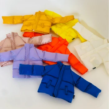 BJD bábiku šaty, vhodné pre veľkosti 1/6 Blythes OB24 doll móda nové candy-farebné chlieb kabát bavlna-čalúnená mužov a žien v zime