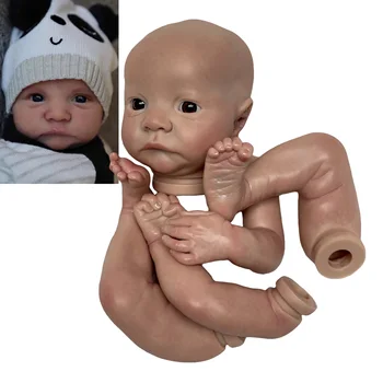 20-Palcový Auta Reborn Bábiky Otvorené Oči Bebe DIY Nevyfarbené Alebo Maľované Bábiky Súpravy De Bonecas Renascidas