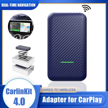 Upgrade Carlinkit 4.0 CarPlay Bezdrôtový Android Auto CarPlay Adaptér Dongle Mini Box USB, Plug And Play Auto Multimediálny Prehrávač