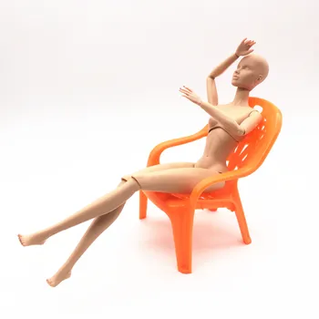 1/6 Rozsahu Supawit Nábytok Orange Stoličky Pre Obrázok Módnych Royalty Maku Parker Doll House