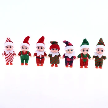 1Pc Batoľa, Dieťa Elf Bábiky s Hnuteľným Ruky Nohy Doll House Príslušenstvo Vianočné Bábiky Baby Elfovia Hračky Pre Deti