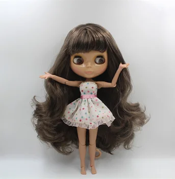 Doprava zadarmo BJD spoločné RBL-414J DIY Nahé Blyth bábika narodeniny darček pre dievča, 4 farby, veľké oči bábiky s krásne Vlasy roztomilá hračka