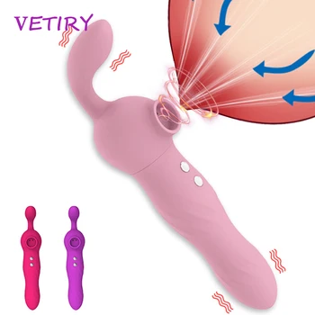 Klitorálny Sania Vibrátor Bradavky, Klitoris Klitorisu Bulík Pre Ženy 10 Rýchlosť Vaginálnej Stimulácii Dildo Sexuálne Hračky, Tovar pre Dospelých 18