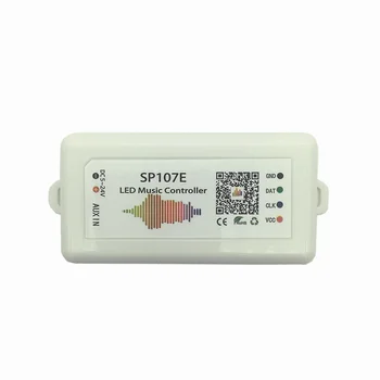 10 KS SP107E LED Controller, WIFI, Bluetooth Pixel IC SPI Hudba Phone Pre WS2812 SK6812 SK9822 RGBW APA102 Pásy DC5-24V
