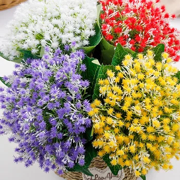 Luxusné Babysbreath Rastliny, Umelé Kvety, Plastické DIY Zdobia Kvetinové Aranžmán Svadobné Dekorácie Veniec