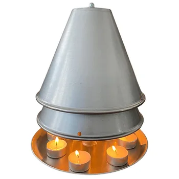 Dekoratívne Čajové sviečky Prvky Dekoratívne Čajové sviečky Ohrievače Drží až 6 Čaj Svetlá pre Obývacia Izba E2S