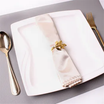 4PCS/kovovú lištu zlaté a strieborné krúžok pre svadobné hostiny modlitba rodinné stretnutie stôl dekorácie, doprava zdarma