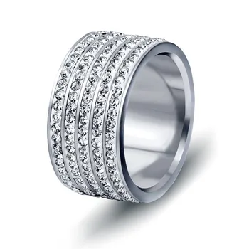 2023 Nové Jemné Šperky veľkoobchod 3 Farby Crystal z Rakúska Výbuchu modely Európe vykladané zirkón nehrdzavejúcej ocele Fit Ženy
