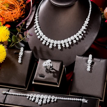 missvikki Módne Romantický Luxus Kvet Afriky Šperky Set Pre Ženy, Svadobné Party Cubic Zirconia Dubaj Svadobné Šperky, Indickej