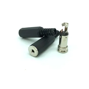 10Pcs 3-Pin Stereo 2,5 mm Žena TRS Jack Zásuvky Adaptéra Zvukové Konektory Konektor Zváranie, Spájkovanie