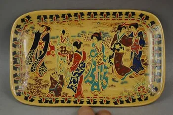 Qing Qianlong pastel vzor štítku starožitné plavidlá, porcelán domácnosti riad ozdoby antické zbierky