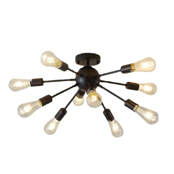 Severské Zlato Sputnik Lustre Moderné LED 10 Svetlá Pre Obývacej Izby, Spálne, Jednoduché Domáce Vnútorné Lampy