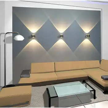 6W LED Nástenné Svietidlo Moderného Krytý Hotel Dekorácie Dvojité Hlavu Crystal Light Obývacia Izba, Spálňa, Nočné Uličky Sconce Svetlá na Čítanie