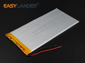3,7 V 4500mAh 3070147 Nabíjateľná li Polymer Li-ion Batéria Pre Bluetooth Notebook, Tablet PC, elektronika kahanca