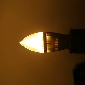 3ks LED Sviečka Žiarovky Luster Lampa Pozornosti Vysoký Výkon AC85-265V Drop shipping
