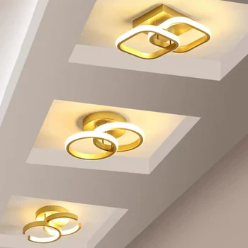 Moderné LED Uličkou Stropné Svietidlo Nodic Domova Lesk Povrchu Namontovaný Na Vstup Uličkou Chodby, Balkóna Svetlá