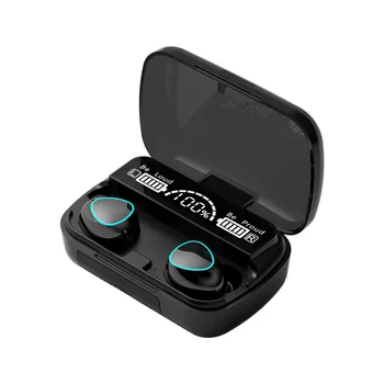 TWS Bluetooth 5.1 Slúchadlá Plnenie Box Bezdrôtové Slúchadlá 9D Stereo Športové Vodotesné Slúchadlá Slúchadlá S Mikrofónom
