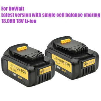 18V 18000mAh Li-ion Batéria DCB180 Nabíjateľná Batéria Pre DEWALT DCB180,DCB181 XJ DCB200,DCB201,DCB201-2,DCB204,DCB20