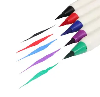 5 farby k dispozícii Tetovanie Chirurgické Pokožky Značka obočie pokožky marker pero kozmetické určenie polohy bodu pero mäkké vlasy tip pero