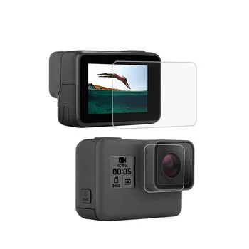 Tvrdené Sklo Chránič Kryt puzdro Pre GoPro Go pro Hero5 Hero6 Hero7 Hrdina 5/6/7 Black Objektív Kamery na LCD Obrazovke ochranný Film