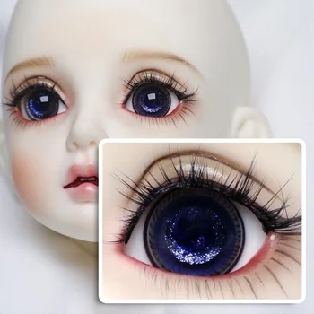 BJD doll eyes 1/3size 1/4size 1/6size Strýko veľkosť Oka vrstva sklenené oči 14.16 mm