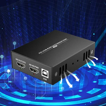 HDMI Extender 164ft Cez Ethernet, Cat5E/6 Adaptér Repeater RJ45 Ethernet Zásuvka Konektor HDMI Odosielateľovi Vysielač, Prijímač 1080p