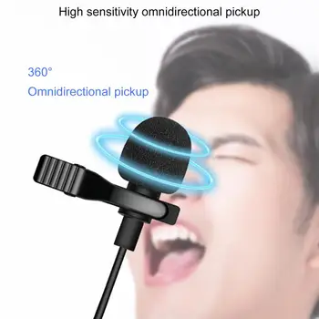 Vynikajúce Všesmerového Mic Kompaktný Šumu Klope Mikrofón Prenosné Plastové Klope Mikrofón pre Rozhovor