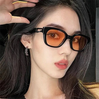 2022 quadrado óculos de sol marca feminina retro olho de gato pequeno quadro óculos de sol para o estilo de viag feminino