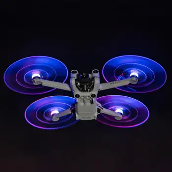 2 Páry Vrtule Drone Čepeľ Rekvizity Nahradenie Kompatibilný Pre Dji Mini 3 Pro Noc V Pohode Led Osvetlenie Bliká Krídlo Veľkoobchod