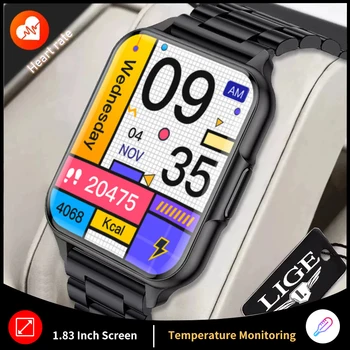 LIGE Bluetooth Prijatie Hovoru Smart Hodinky Mužov Celej Obrazovke Srdcového rytmu Spánku Monitor Náramok Sport Modely Vytáčanie Hovoru Smartwatch Ženy