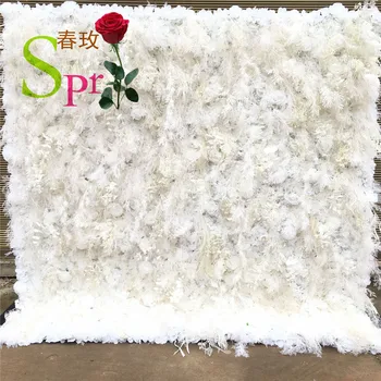 SPRPromotional veľkoobchod ideálny non-vyblednutiu a anti-aging odolné umelé ruže kvet stenu kvetinové pozadie