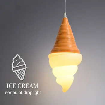 Ice Cream Prívesok Svetlá pre Jedálne, Reštaurácie, Kaviarne Dekorácie Moderné Led Svietidlá Spálňa Tvorivé Hanglamp