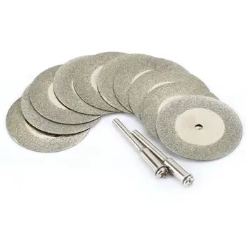 10Pcs Príslušenstvo 35 mm Diamantový Kotúč na Rezanie Kovov Brúsne Koliesko Disk Mini kotúčová Píla pre Vŕtanie Rotačný Nástroj