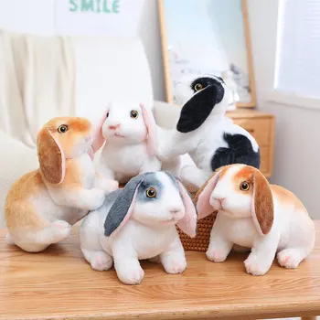 30 CM Roztomilý Simulácia Plyšové Hračky Plyšového Zajaca Zvierat Krásne Bunny Deti Bábiky Baby Kawaii Upokojujúci Hračky Roztomilé Deti Narodeninám