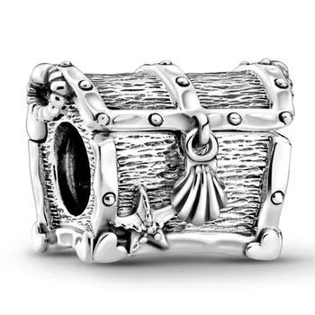 Autentické 925 Sterling Silver Momenty Hrudi Poklad Kúzlo Perličiek Fit Ženy Pandora Náramok & Náhrdelník Šperky