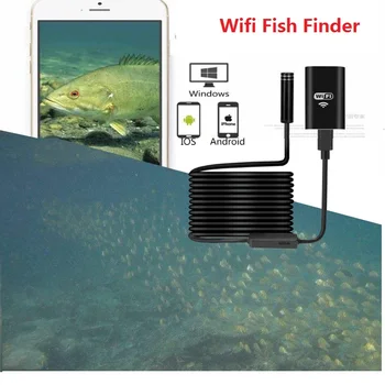 10m15m Bezdrôtový WIFI Ryby Finder HD Nočné Videnie Kamery pre Rybolov Podvodná Kamera pre Smart Telefón Android iOS