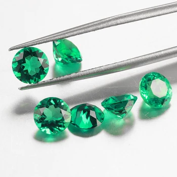 Starszuan 9 mm guľatý tvar voľné hydrotermálne emerald drahokam vysoko kvalitné šperky, drahokamy pre nastavenie