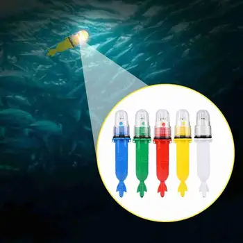 27 cm Elektronický Blesk Signálneho Svetla v Hlbokej Vode Rybárske Squid Slovo ryby Lákať Prilákať Svetlo Lampy Užitočné Žiarovka Rybárske Nástroj