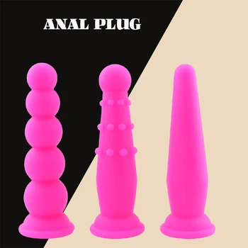 3ks/set Análny Plug Unisex Análny Hračky Spike Korálky Zadok Plug Análne Dildo Vaginálny, Análny Masáž Sextoys pre Ženy, Dospelých, Erotické produkt