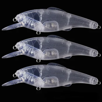 Ze mino Plastové Embrya Wobbler Lákať 8.9 CM/7.82 G Transparentné Falošné Návnadu Bionic Návnady, Rybárske Náčinie Luya Dodávky Parker Doprava Zadarmo