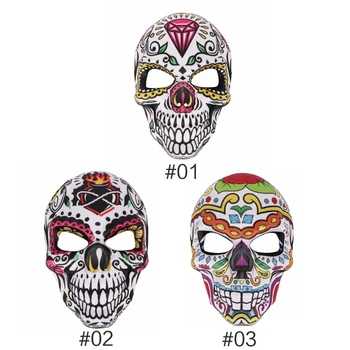 Classic-Mexické Deň Mŕtvych Maska Halloween Masky Lebka Maska Halloween Festivaly Kostým Prop pre Mužov, Ženy