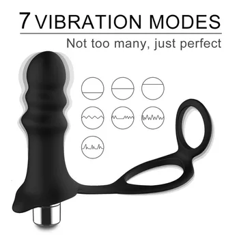 Análny Plug Vibrátor Prostaty Masér Pre Mužov Masturbator Upozorňuje Zadok Plug Dospelých Erotika Stimulátor Sexuálne Hračky Pre Mužov