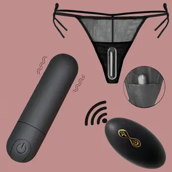 Bezdrôtové Romote Nabíjateľná Bullet Vibrátor 10 Rýchlosti G-Sport Dildo Vibračný Stimulátor Klitorisu Sexuálnu Hračku Pre Ženy