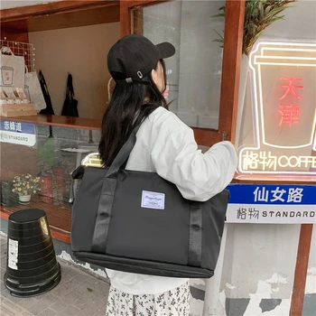 Vozík Spoločník Japonský Harajuku Športové tašky Odkladacia Taška Iny Veľkú Kapacitu na Krátke vzdialenosti, Cestovná Taška Ženy v Podpazuší Taška