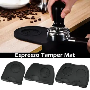 Espresso Kávu Tampers Mat Stanice Stlačte Manipulácie Nástroje Utláčaním Držiteľ Coffeeware WDT barista Mat Pad Silikónové Rohu S5N5