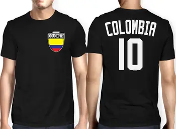 Nové 2019 Fashion Tričko Mužov Letné Štýl Tričko Kolumbia Soccers Futbalista Sporter Erb Countryprint Vlastné Tričko