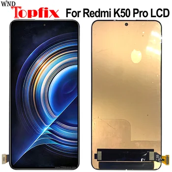 OLED Pre Xiao Redmi K50 LCD Displej Dotykový Displej Digitalizátorom. Montáž Náhrada Obrazovke K50 Pro LCD Displej