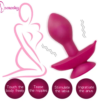 10 Frekvencia Vibrátor Sexuálne Hračky pre Ženy Klitorisu Sex Shop Análny Plug Vodotesný Silikónový Zadok Zástrčky Dospelých, Sexuálne Hračky pre Ženy